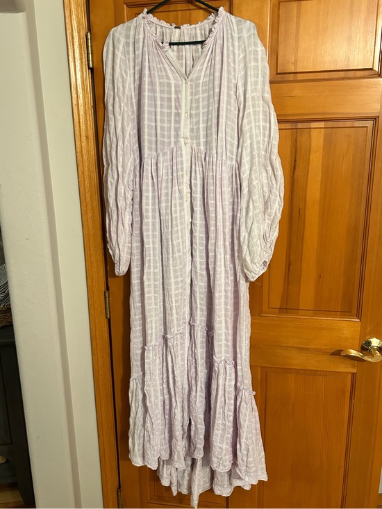 Free People Dresses & Skirts - Free people Boho Maxi Dress with Button Front